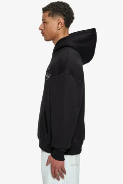 Hoodie<Dropsize Heavy Oversize D Logo Hoodie Black