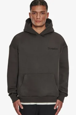Hoodie<Dropsize Heavy Oversize 3D Lost In Heaven Hoodie Washed Black