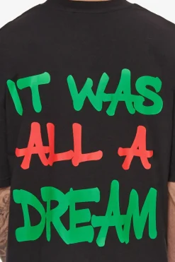 T-Shirt<Dropsize Heavy Oversize Dream T-Shirt Black