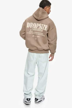 Hoodie<Dropsize Heavy Oversize Studios Hoodie Silvermink/Coconut