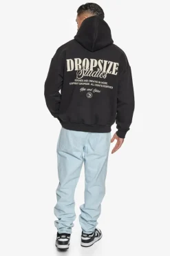 Hoodie<Dropsize Heavy Oversize Studios Hoodie Black/Coconut