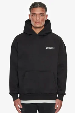 Hoodie<Dropsize Heavy Oversize Embo Hoodie Black