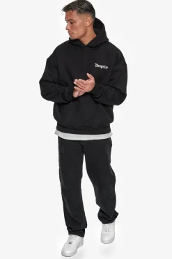 Hoodie<Dropsize Heavy Oversize Embo Hoodie Black