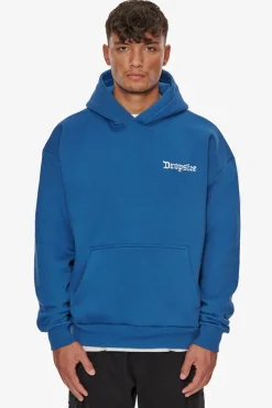 Hoodie<Dropsize Heavy Oversize Embo Hoodie Blue
