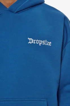 Hoodie<Dropsize Heavy Oversize Embo Hoodie Blue