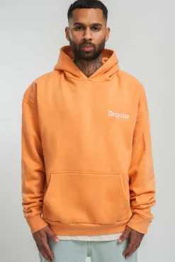 Hoodie<Dropsize Heavy Oversize Embo Hoodie Coral