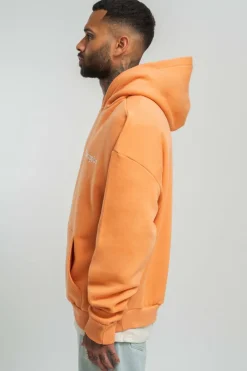 Hoodie<Dropsize Heavy Oversize Embo Hoodie Coral