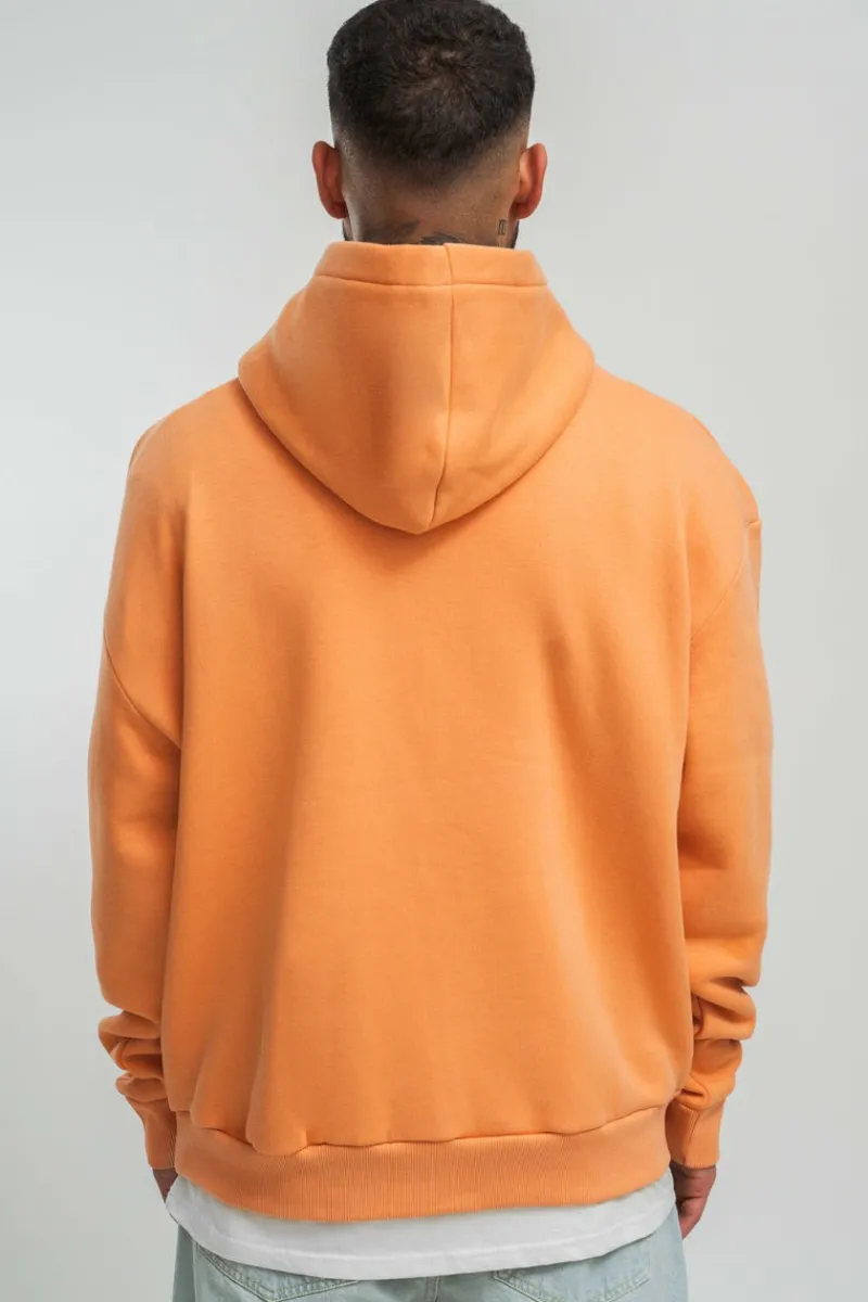 Hoodie<Dropsize Heavy Oversize Embo Hoodie Coral