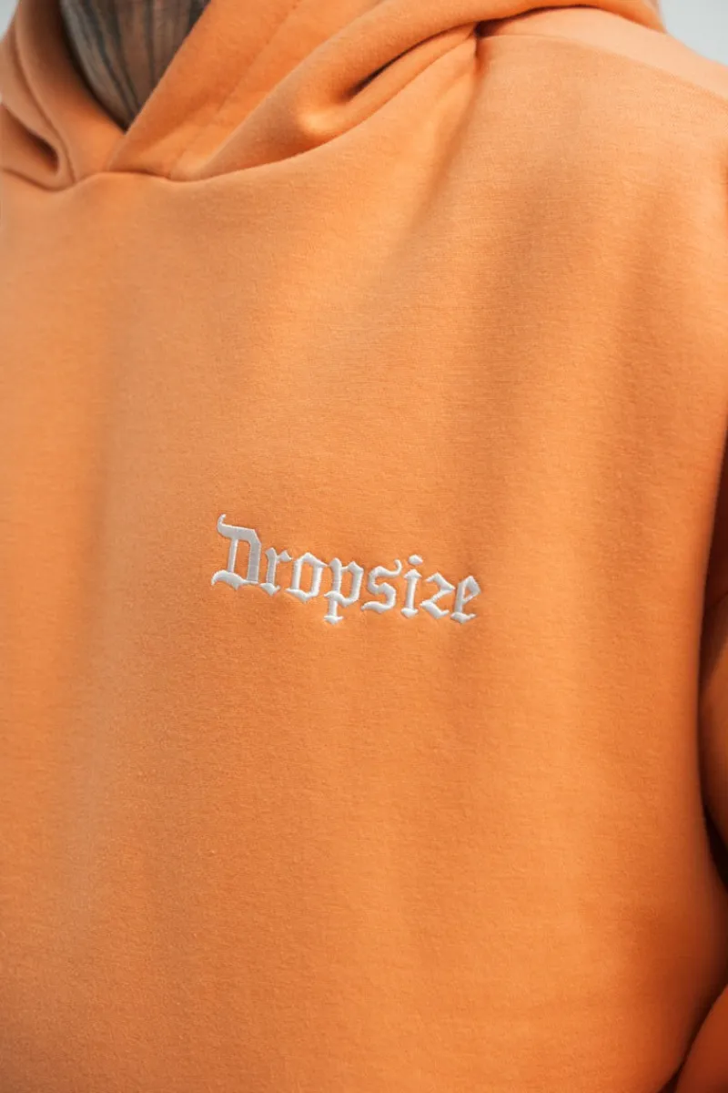 Hoodie<Dropsize Heavy Oversize Embo Hoodie Coral