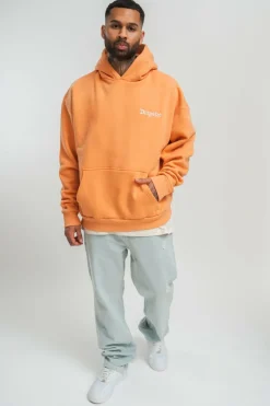 Hoodie<Dropsize Heavy Oversize Embo Hoodie Coral