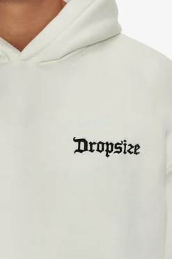 Hoodie<Dropsize Heavy Oversize Embo Hoodie Cream White