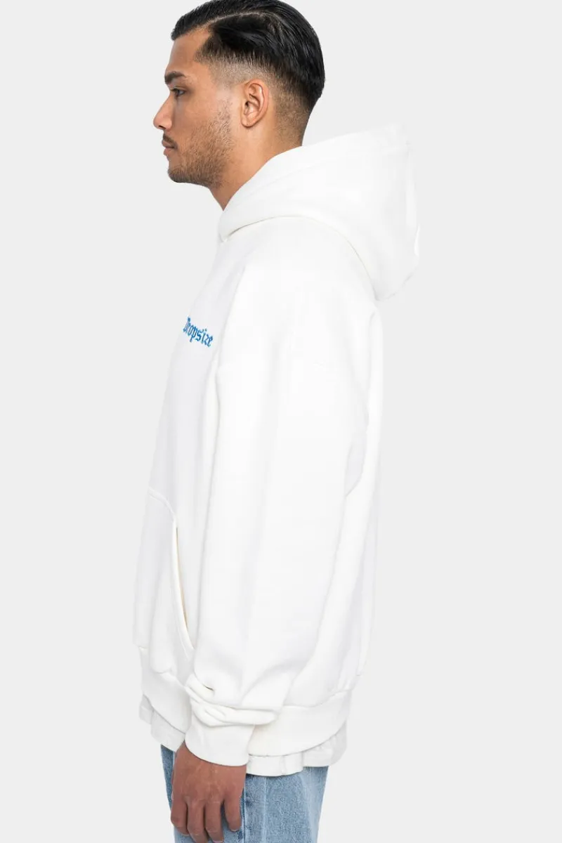 Hoodie<Dropsize Heavy Oversize Embo Hoodie Cream/Royal Blue