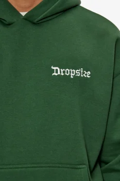 Hoodie<Dropsize Heavy Oversize Embo Hoodie Dark Green