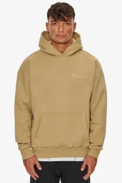 Hoodie<Dropsize Heavy Oversize Embo Hoodie Light Brown