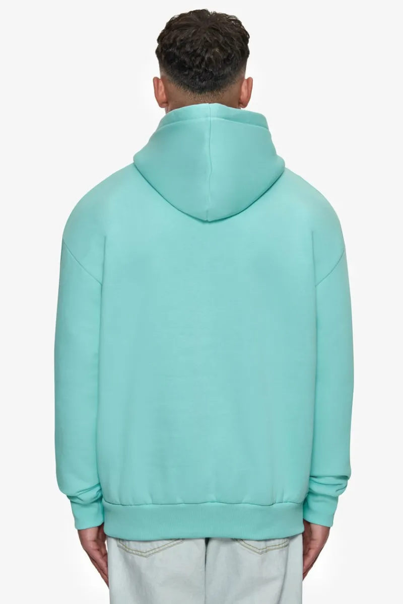 Hoodie<Dropsize Heavy Oversize Embo Hoodie Turquoise