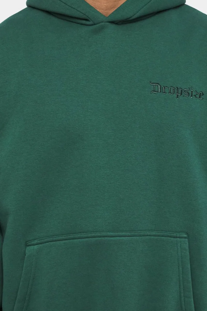 Hoodie<Dropsize Heavy Oversize Embo Hoodie Washed Green