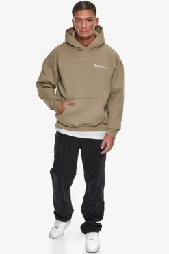 Hoodie<Dropsize Heavy Oversize Embo Hoodie Weathered Teak