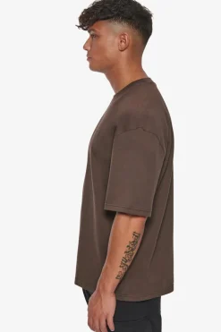 T-Shirt<Dropsize Heavy Oversize Embo T-Shirt Chocolate Brown