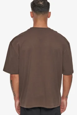 T-Shirt<Dropsize Heavy Oversize Embo T-Shirt Chocolate Brown