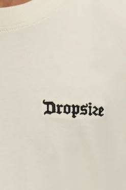 T-Shirt<Dropsize Heavy Oversize Embo T-Shirt Coconut Milk