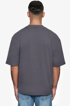 T-Shirt<Dropsize Heavy Oversize Embo T-Shirt Dark Grey