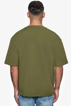 T-Shirt<Dropsize Heavy Oversize Embo T-Shirt Olive