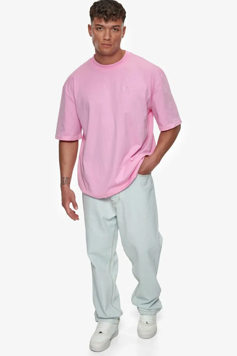 T-Shirt<Dropsize Heavy Oversize Embo T-Shirt Pink
