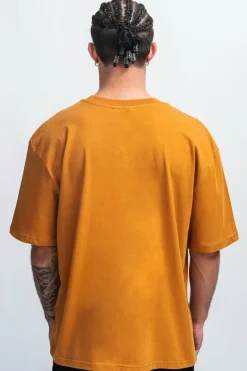 T-Shirt<Dropsize Heavy Oversize Embo T-Shirt Pumpkin Spice