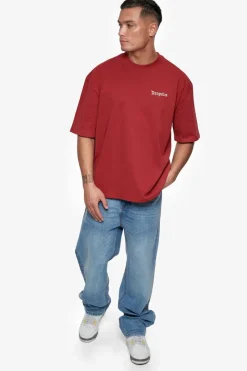 T-Shirt<Dropsize Heavy Oversize Embo T-Shirt Red