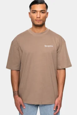 T-Shirt<Dropsize Heavy Oversize Embo Tshirt Silver Mink