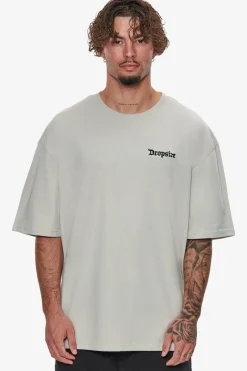 T-Shirt<Dropsize Heavy Oversize Embo T-Shirt V3 Quite Grey