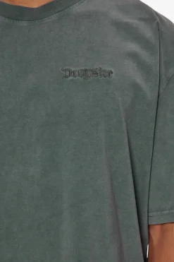 T-Shirt<Dropsize Heavy Oversize Embo T-Shirt Washed Grey