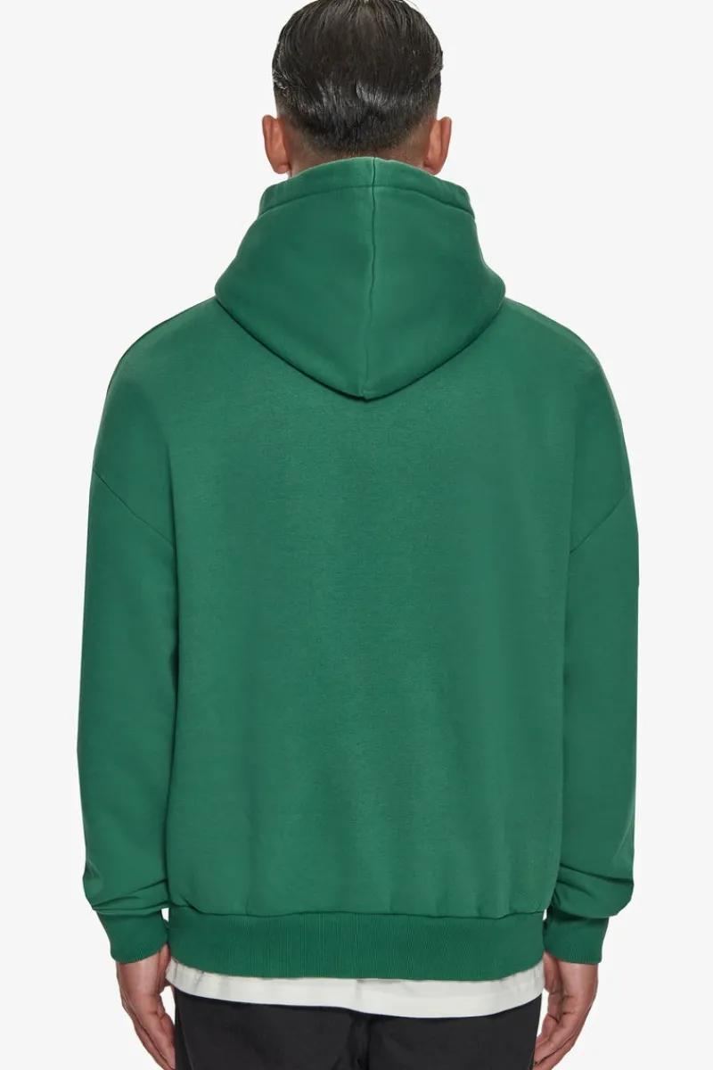 Hoodie<Dropsize Heavy Oversize Flat Front Embo Hoodie Washed Green