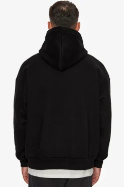 Hoodie<Dropsize Heavy Oversize Flat Front Embo Hoodie Black