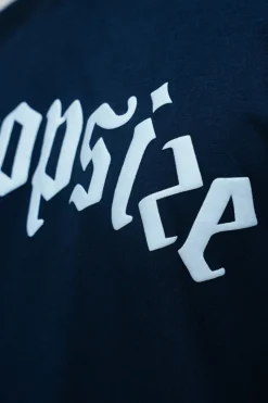 T-Shirt<Dropsize Heavy Oversize Front Logo T-Shirt Black Iris