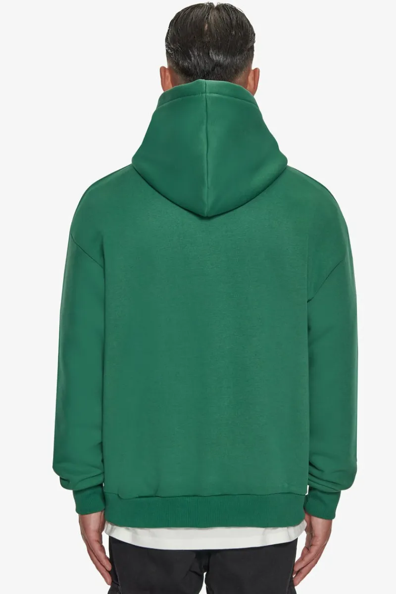 Hoodie<Dropsize Heavy Oversize Frottee Embo Hoodie Washed Green / Cream