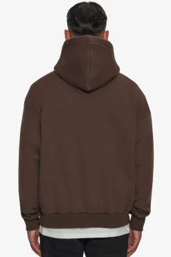 Hoodie<Dropsize Heavy Oversize Frottee Embo Hoodie Chocolate / Cream