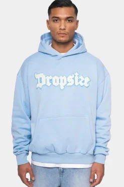Hoodie<Dropsize Heavy Oversize Frottee Embo Hoodie Baby Blue