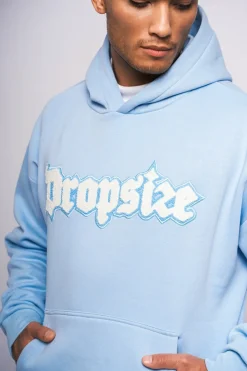Hoodie<Dropsize Heavy Oversize Frottee Embo Hoodie Baby Blue