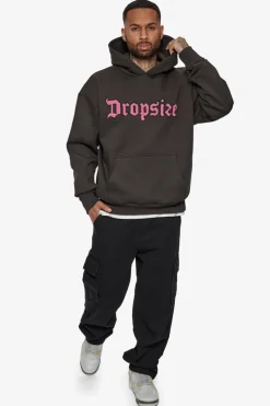 Hoodie<Dropsize Heavy Oversize Frottee Hoodie Washed Black