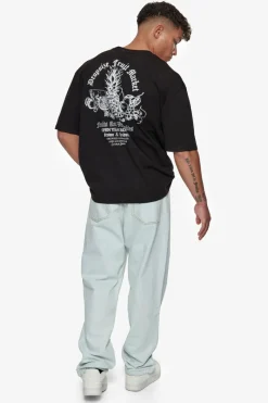 T-Shirt<Dropsize Heavy Oversize Fruit Market T-Shirt Black