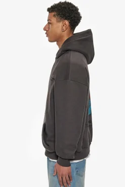 Hoodie<Dropsize Heavy Oversize Grow Rich Hoodie Washed Black