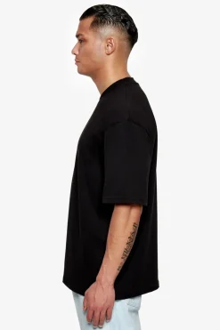 T-Shirt<Dropsize Heavy Oversize Hd Logo T-Shirt Black