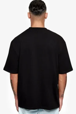 T-Shirt<Dropsize Heavy Oversize Hd Logo T-Shirt Black