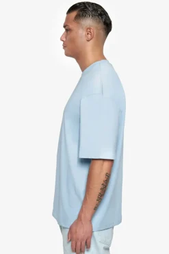 T-Shirt<Dropsize Heavy Oversize Hd Logo T-Shirt Baby Blue