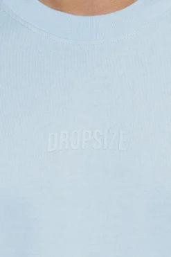 T-Shirt<Dropsize Heavy Oversize Hd Logo T-Shirt Baby Blue