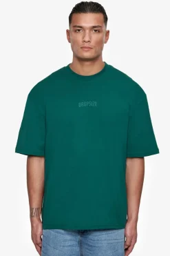 T-Shirt<Dropsize Heavy Oversize Hd Logo T-Shirt Green