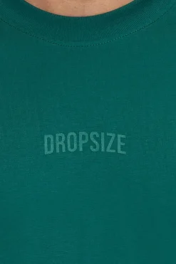 T-Shirt<Dropsize Heavy Oversize Hd Logo T-Shirt Green