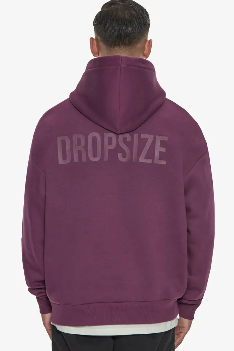 Hoodie<Dropsize Heavy Oversize Hd Print Hoodie Grape