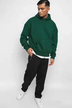 Hoodie<Dropsize Heavy Oversize Hd Print Hoodie Green